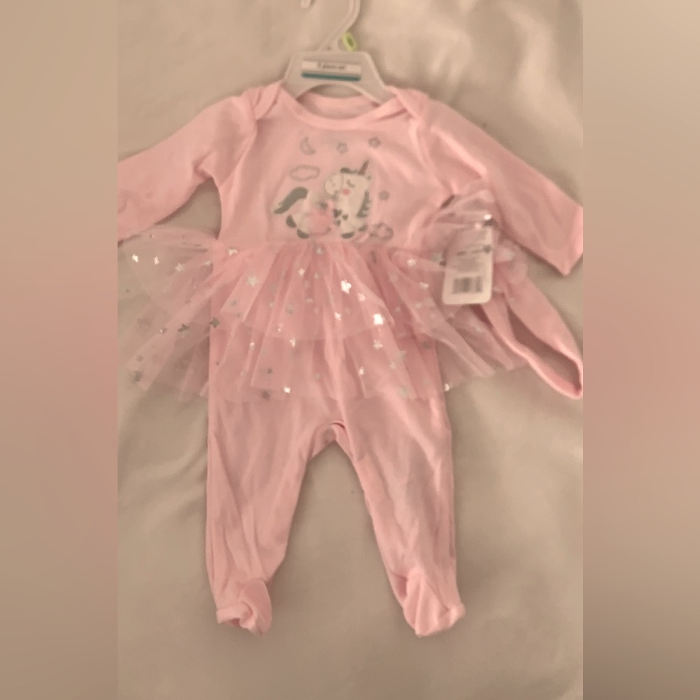 3 month baby girl 2-piece tutu onsie
